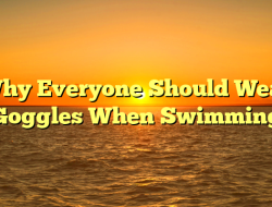 Why Everyone Should Wear Goggles When Swimming